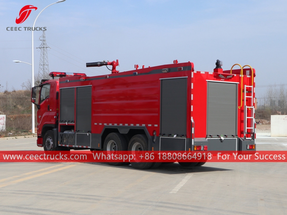 Caminhão de bombeiros de pó seco 10.000L