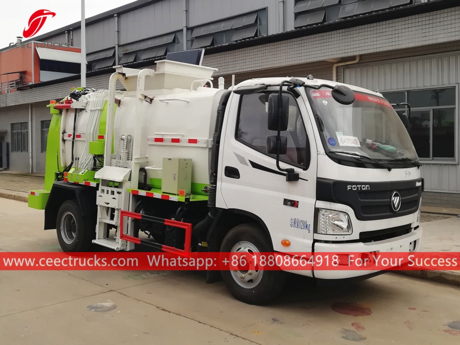 Caminhão de lixo de cozinha 6.000L FOTON