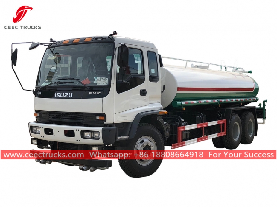 Caminhão de aspersão de água ISUZU 15CBM