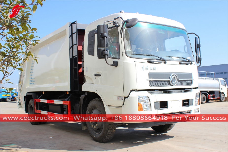 Caminhão de lixo com compressor 12CBM Dongfeng