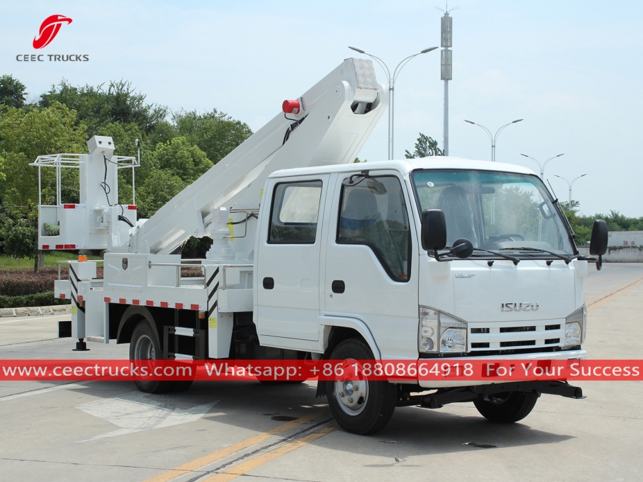 Caminhão de plataforma aérea ISUZU 16m