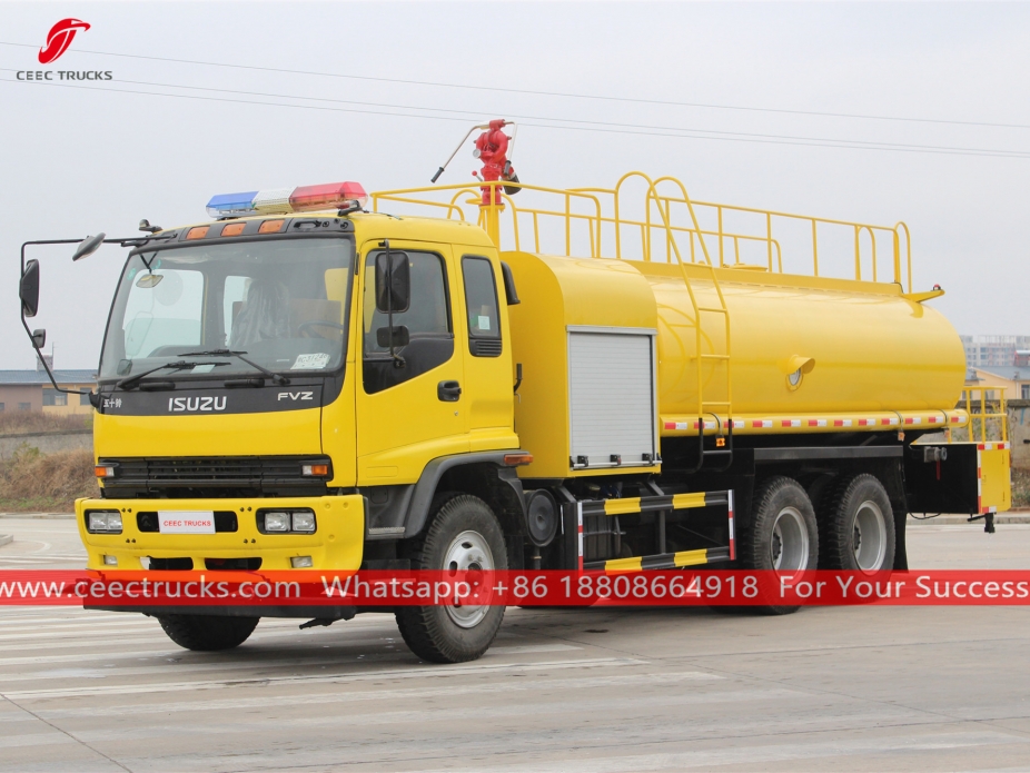 ISUZU 14.000 litros de água de fogo Bowser