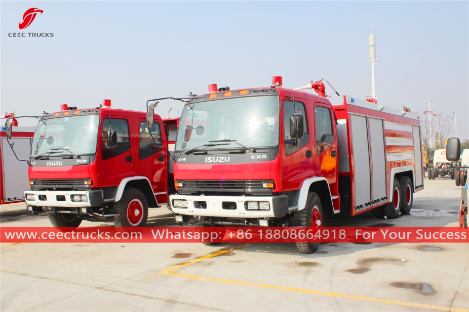 Caminhão de bombeiros de espuma ISUZU FVZ