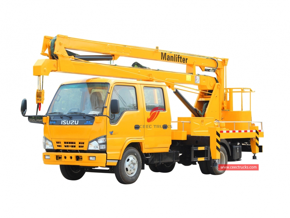 ISUZU 16m Aerial Platform Man Lift Truck - CEEC Trucks