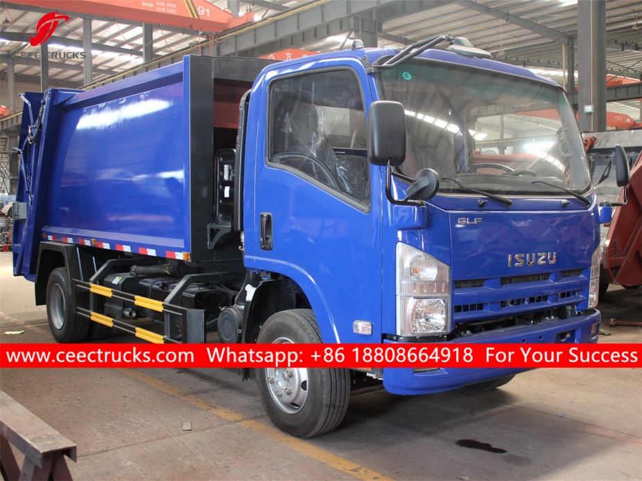 Compactador de lixo ISUZU 8 CBM