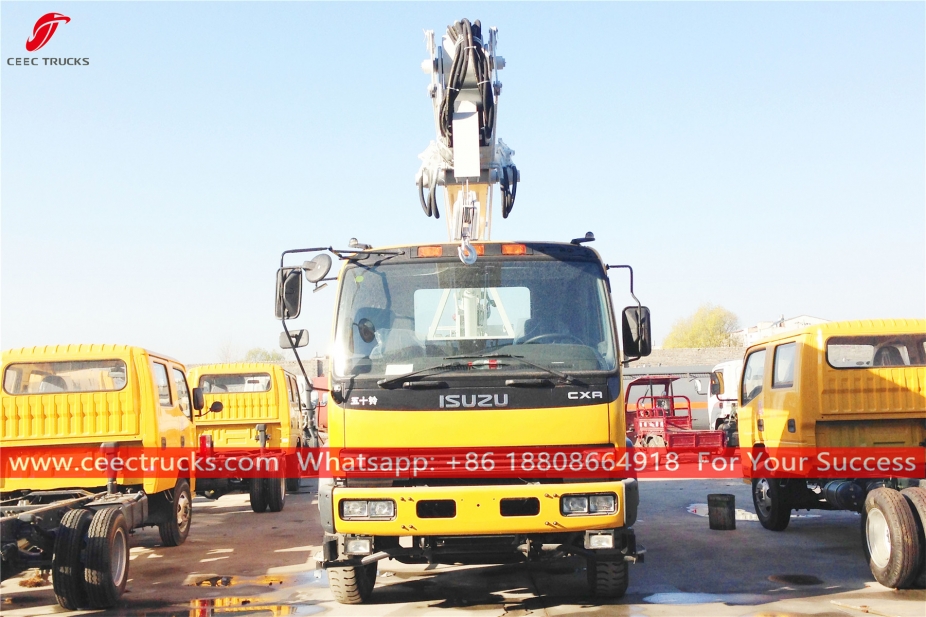 Caminhão de plataforma de trabalho aéreo ISUZU 6x4