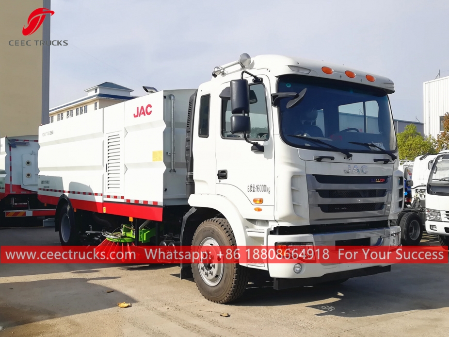 Caminhão varredor e lavador de estradas JAC