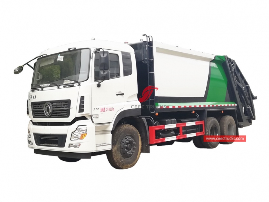 Caminhão de compressão de lixo Dongfeng 18CBM