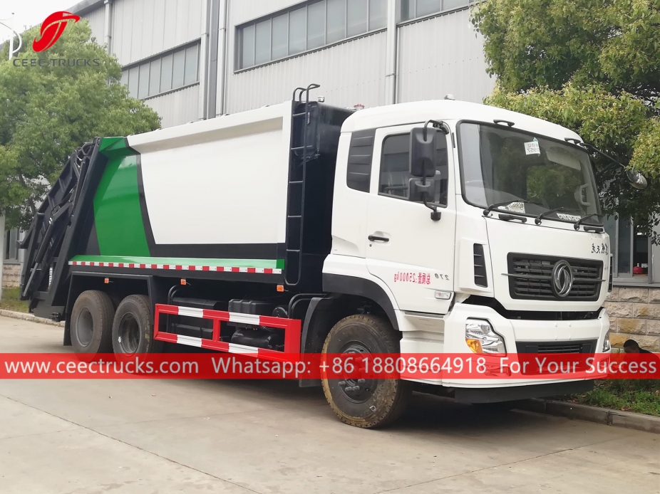 Caminhão de compressão de lixo Dongfeng 18CBM