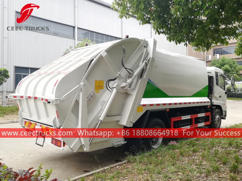 Caminhão de lixo comprimido Dongfeng 12CBM