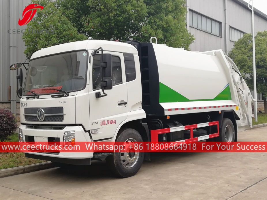 Caminhão de lixo comprimido Dongfeng 12CBM