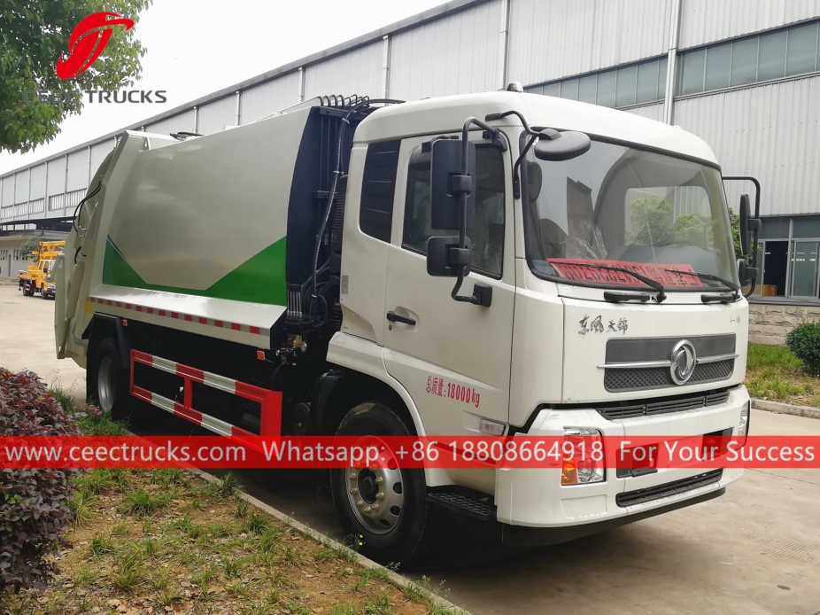 Caminhão de lixo comprimido Dongfeng 12CBM