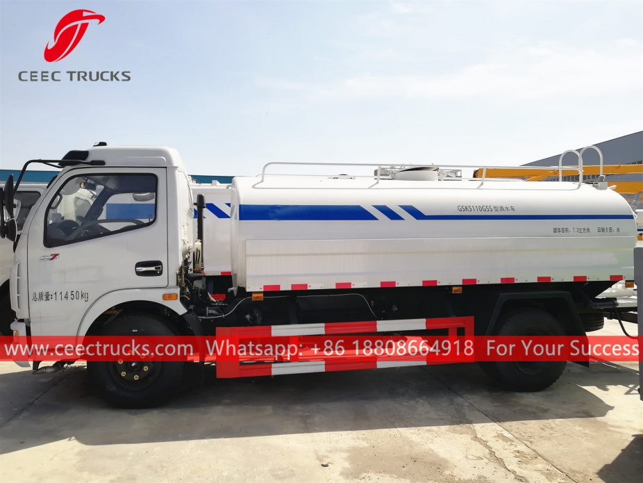 Caminhão tanque de água 7 CBM DONGFENG