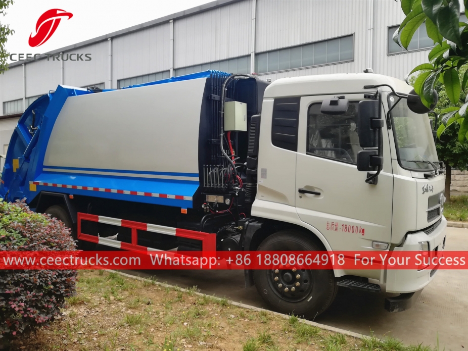 Caminhão de resíduos comprimidos Dongfeng 10CBM