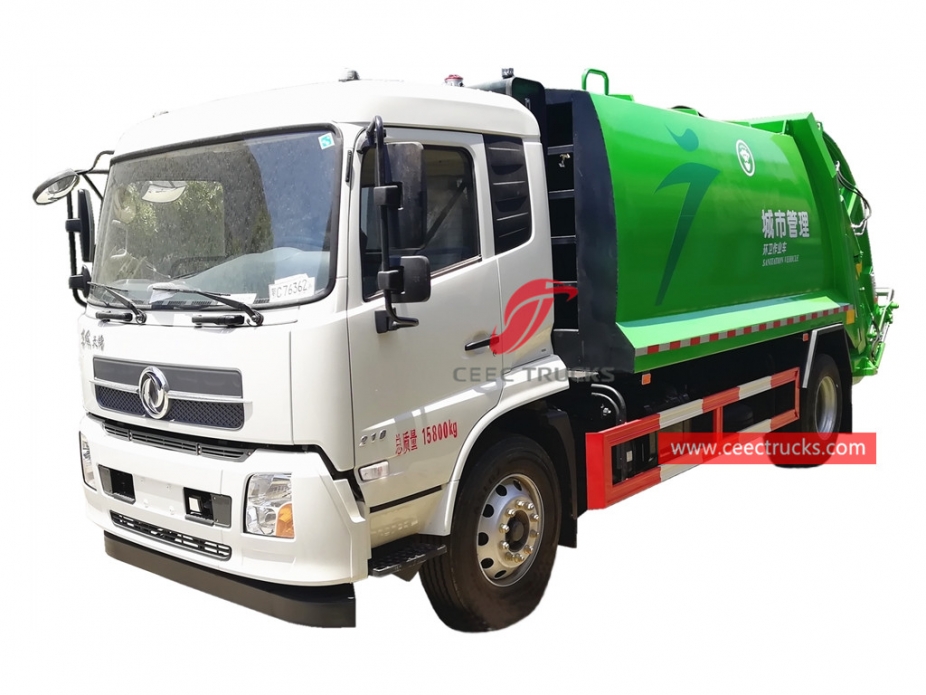 Caminhão de compressão de lixo Dongfeng 12CBM