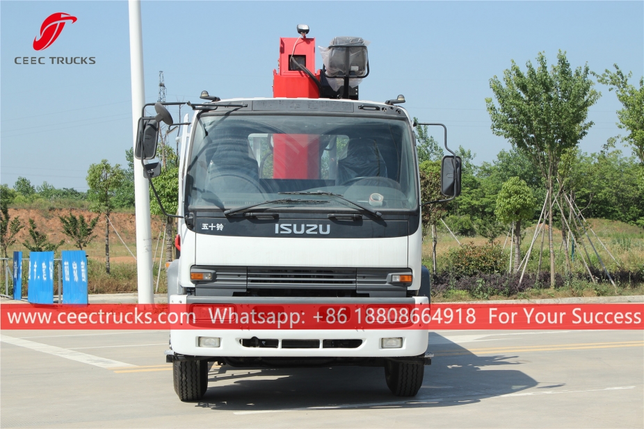 Guindaste montado em caminhão ISUZU FTR 10Tons