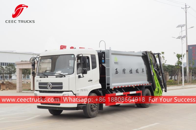 Caminhão de compactação de lixo Dongfeng 10CBM