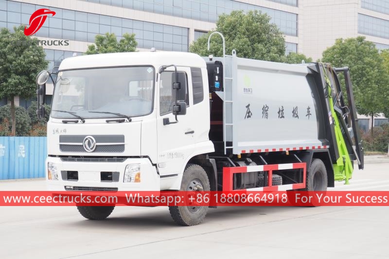 Caminhão de compactação de lixo Dongfeng 10CBM