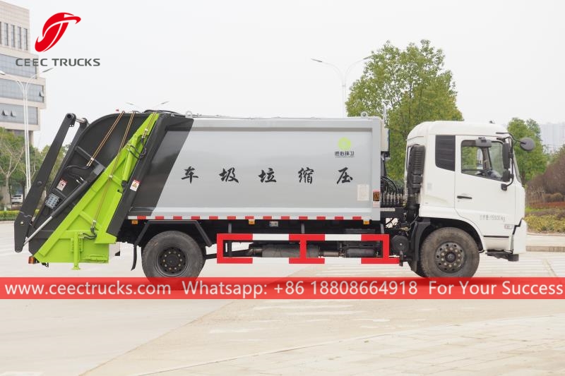 Caminhão de compactação de lixo Dongfeng 10CBM