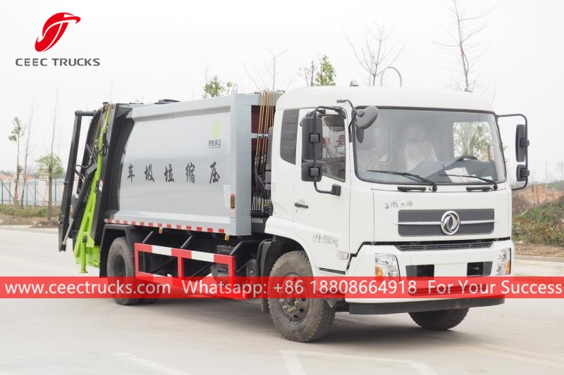 Caminhão de compactação de lixo Dongfeng 10CBM