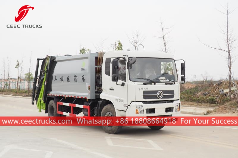 Caminhão de compactação de lixo Dongfeng 10CBM