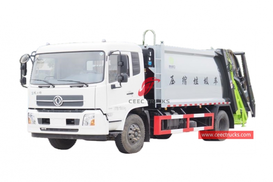 Caminhão de compactação de lixo Dongfeng 10CBM