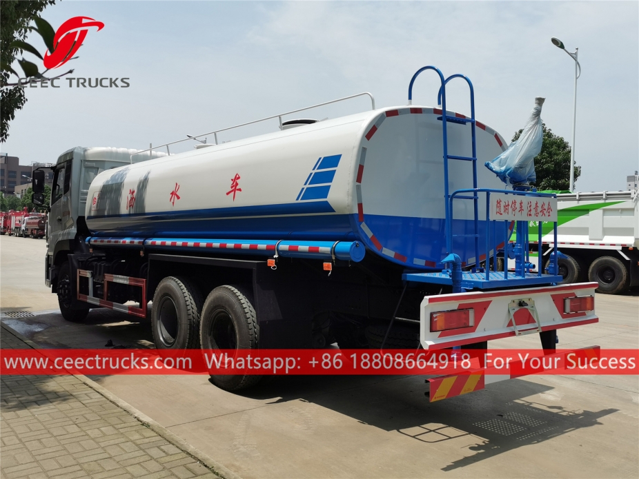 Caminhão de aspersão de água Dongfeng 6x4
