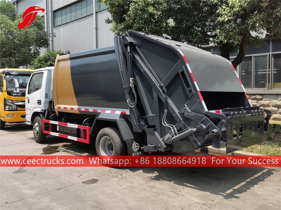 Caminhão de compressão de lixo Dongfeng 5CBM