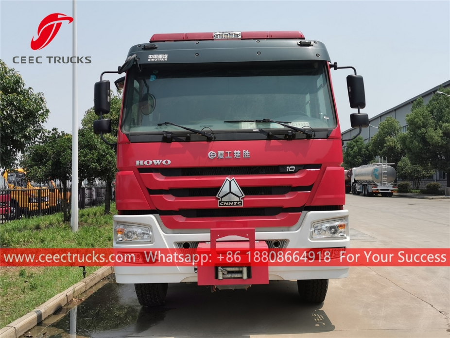 Caminhão de bombeiros de resgate de emergência HOWO