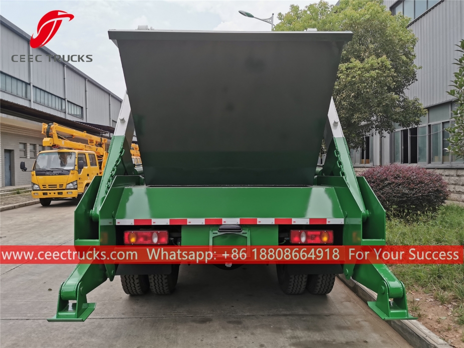 Caminhão de lixo com braço oscilante Dongfeng RHD