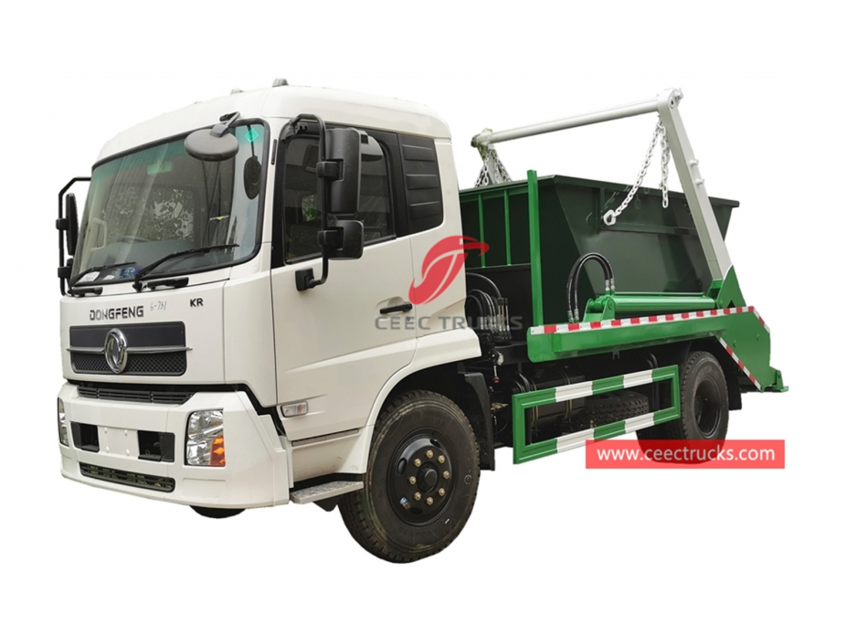 Caminhão de lixo com braço oscilante Dongfeng RHD