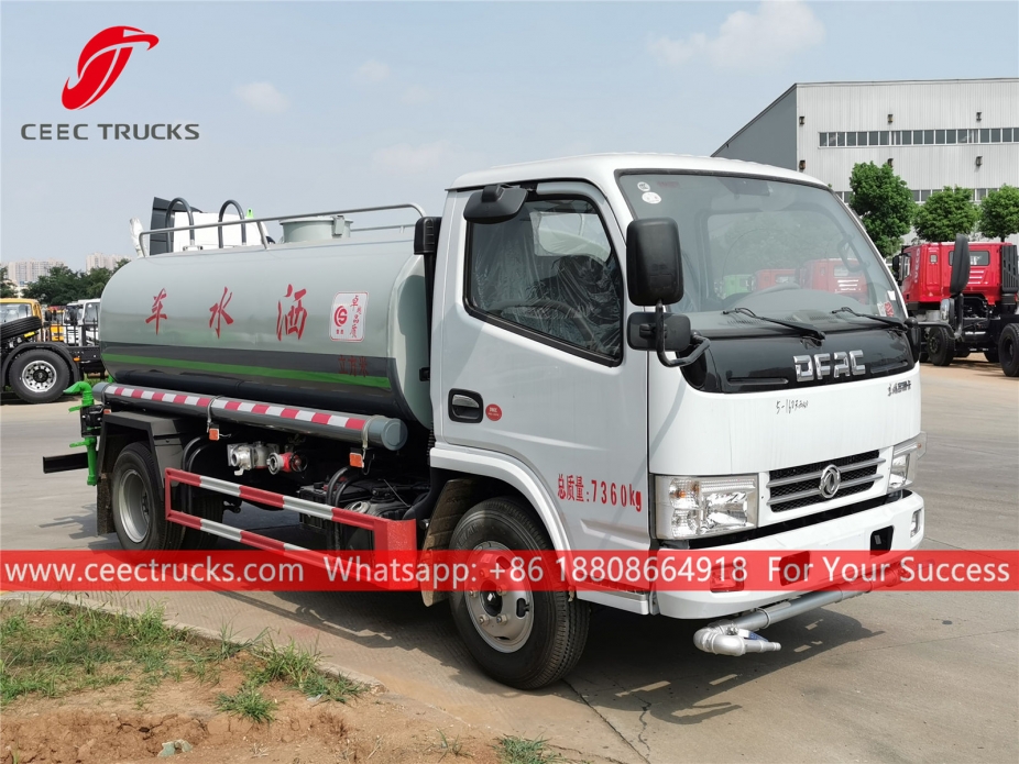 Caminhão tanque de água 4CBM DONGFENG