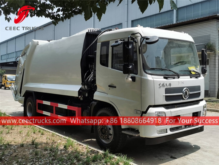 Caminhão de lixo comprimido Dongfeng 10CBM