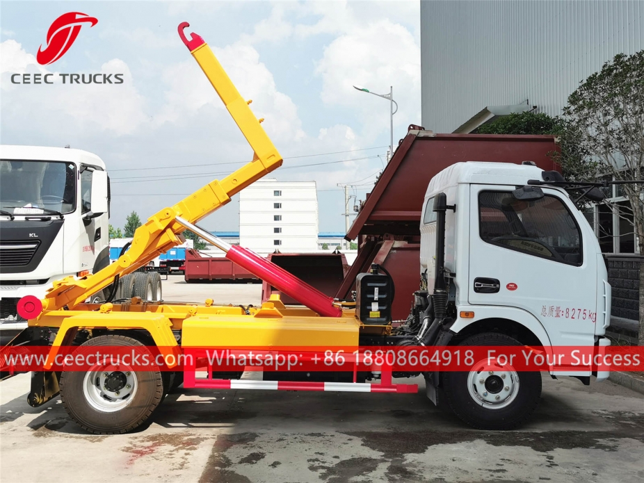 Caminhão de lixo com braço Dongfeng Hook