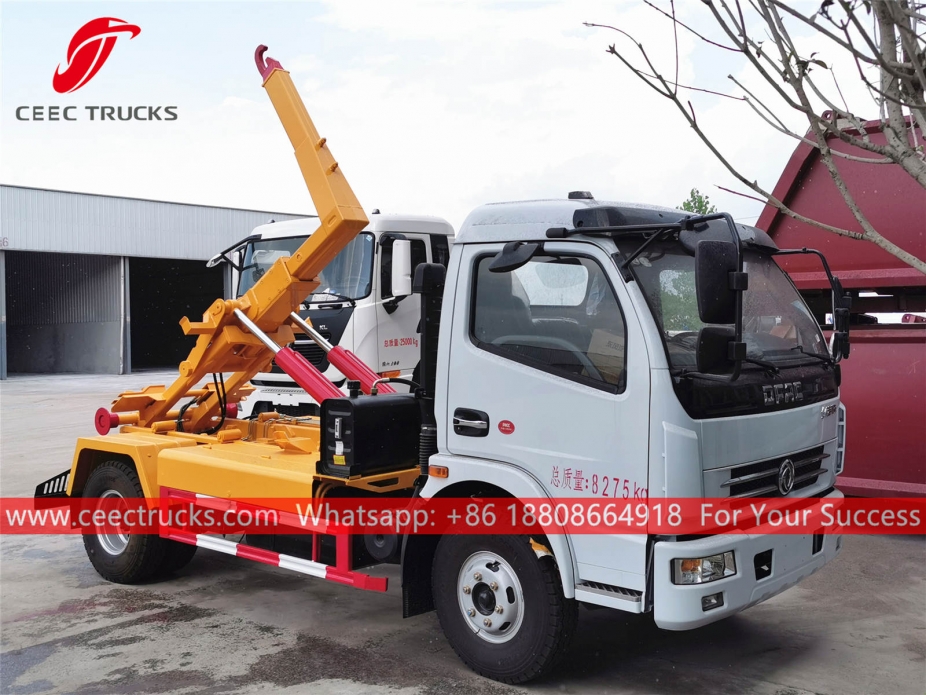 Caminhão de lixo com braço Dongfeng Hook