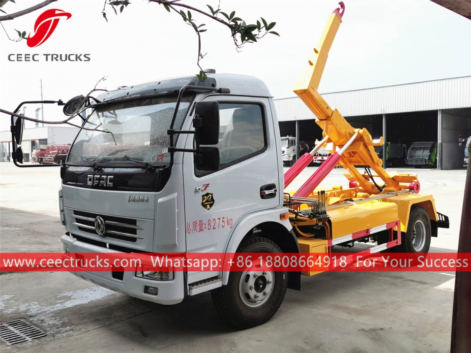 Caminhão de lixo com braço Dongfeng Hook