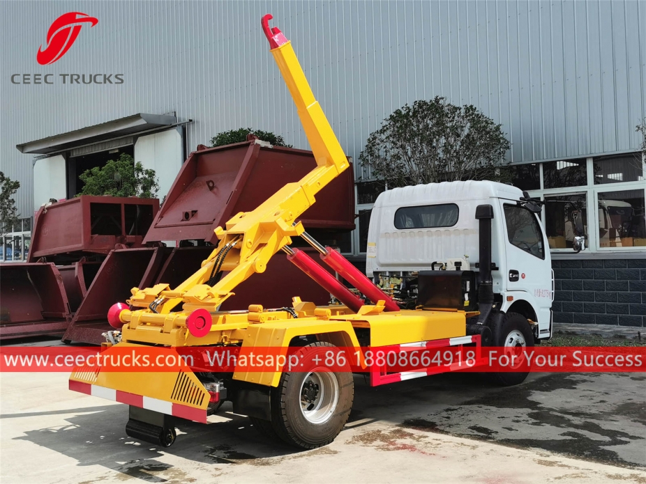 Caminhão de lixo com braço Dongfeng Hook