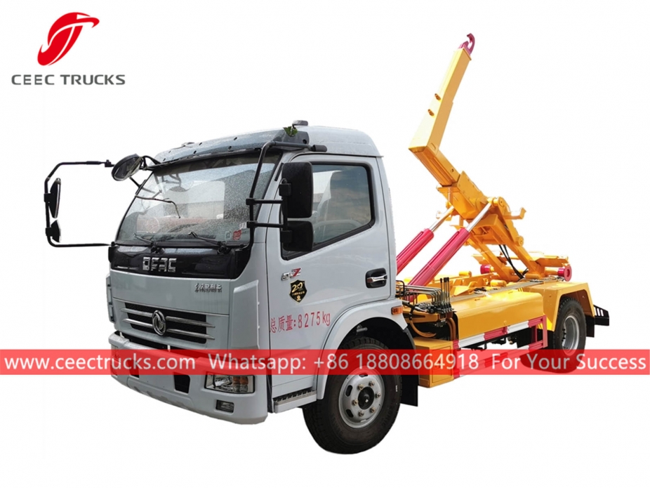 Caminhão de lixo com braço Dongfeng Hook