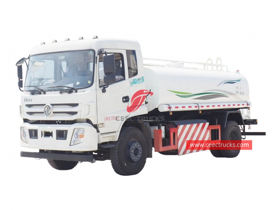 Caminhão de aspersão de água Dongfeng 8CBM