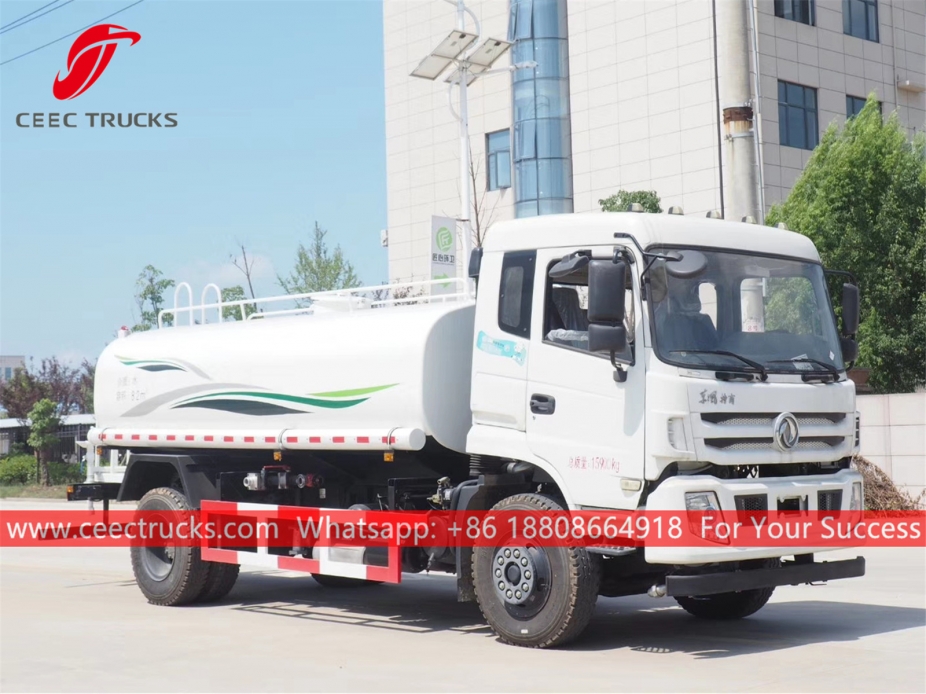 Caminhão de aspersão de água Dongfeng 8CBM