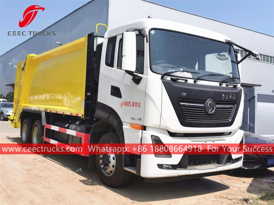 Caminhão compactador de lixo 18CBM Dongfeng