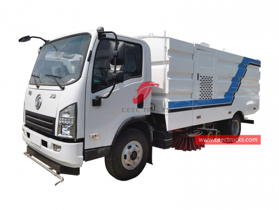 Shacman Road sweeper and washer truck - CEEC Trucks