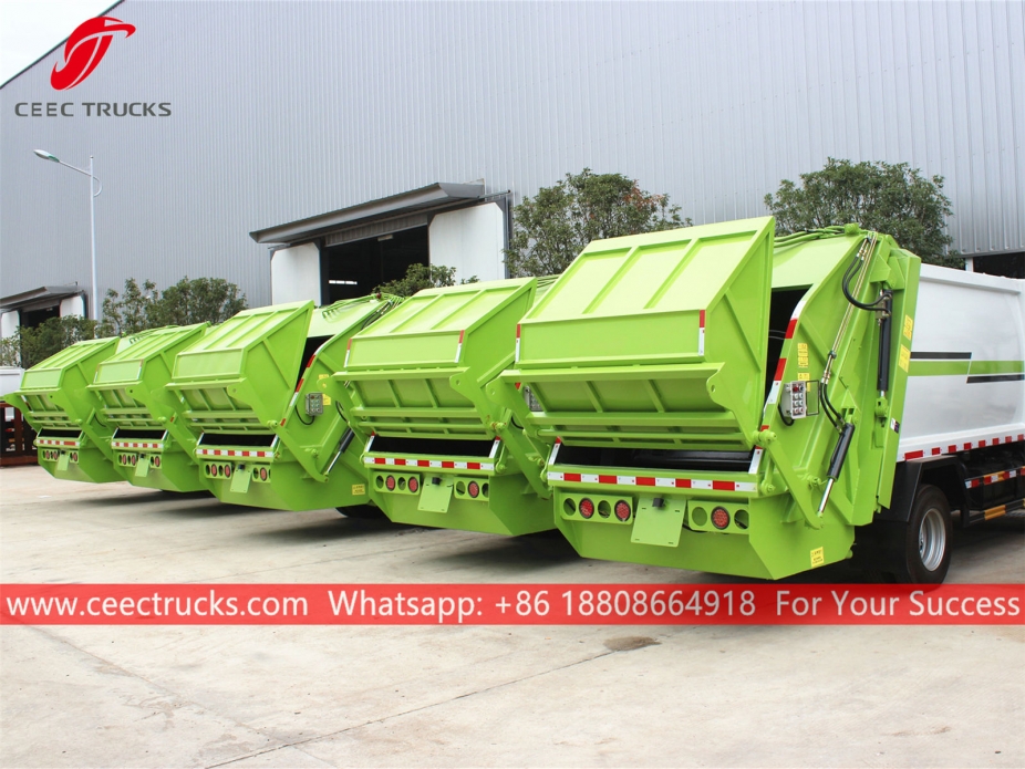 european standard 5,000 liters waste compactor truck kit