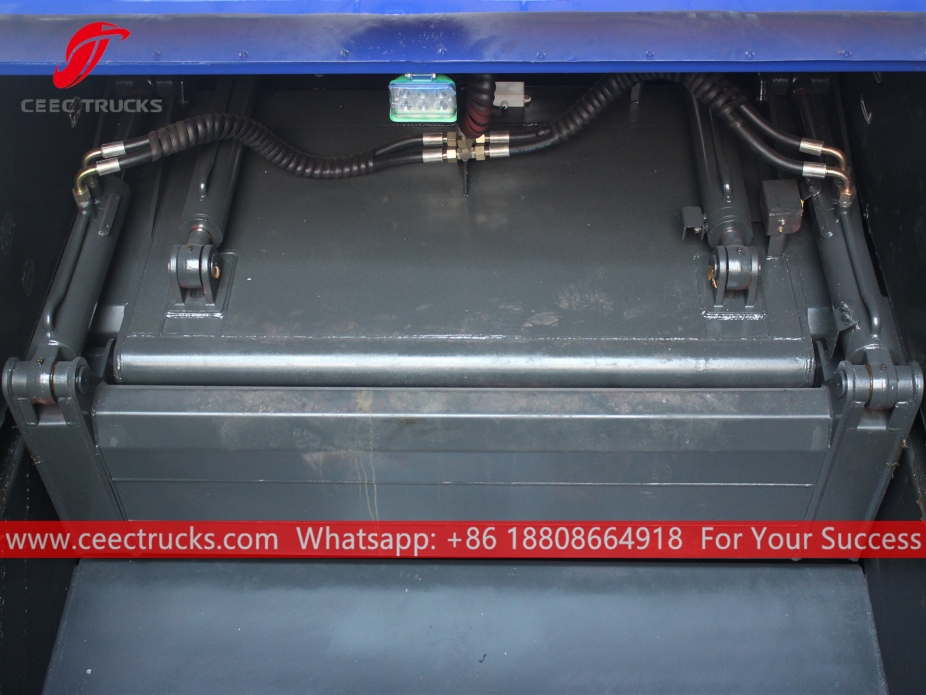 european standard 8,000 liters compression garbage truck upper body