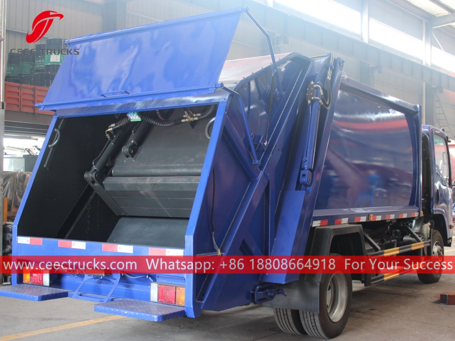 european standard 8,000 liters compression garbage truck upper body