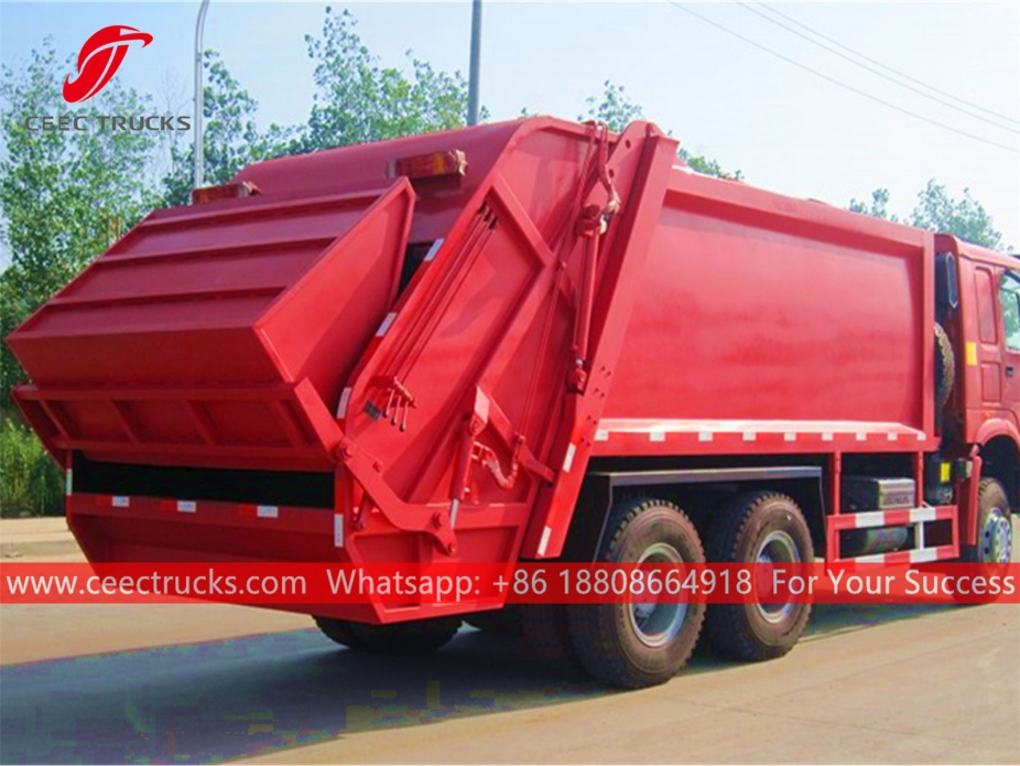 european standard 18,000 liters garbage compactor upper body