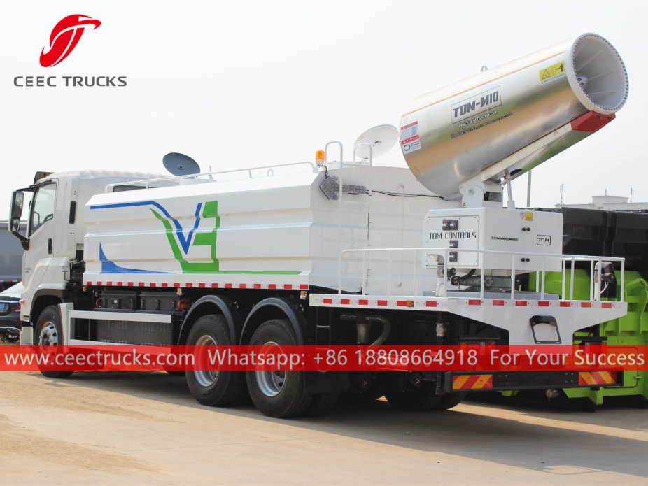 Caminhão pulverizador de água anti-poeira ISUZU GIGA 16CBM