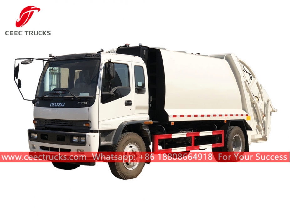 Caminhão de compressão de resíduos ISUZU 12CBM