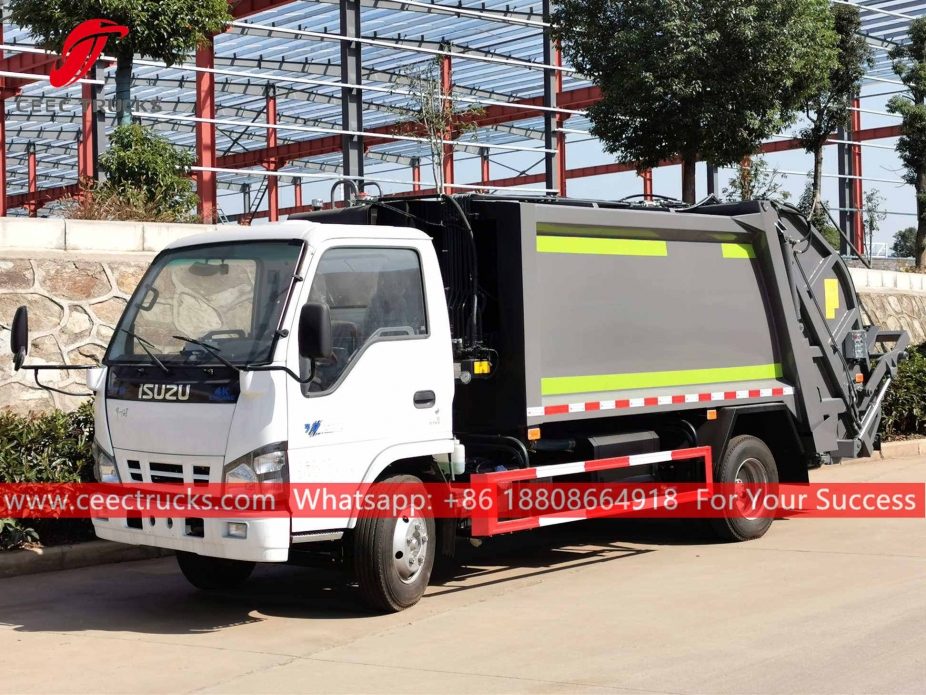 Caminhão compactador de resíduos ISUZU 6CBM