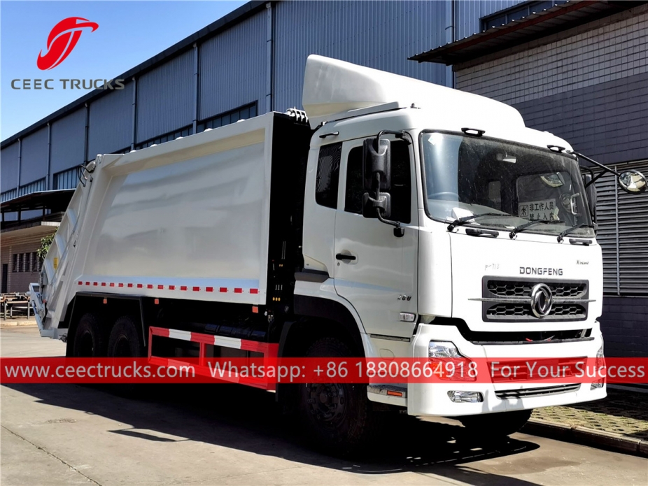 Caminhão compressor de resíduos Dongfeng 6*4 RHD